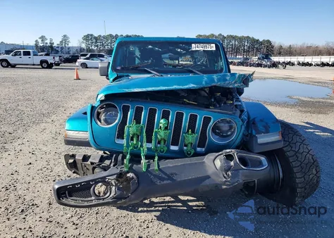 2019 Jeep Wrangler Unlimited Sahara z USA, uszkodzony, nr VIN 1C4HJXEG0KW630373